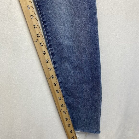 KUT from the Kloth Carlo Ankle Skinny Button Fly Jeans Women 10 Mid-Rise Stretch - Picture 9 of 16